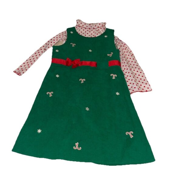 Girls Rare Editions Christmas Dress Size 8 - Picture 1 of 3